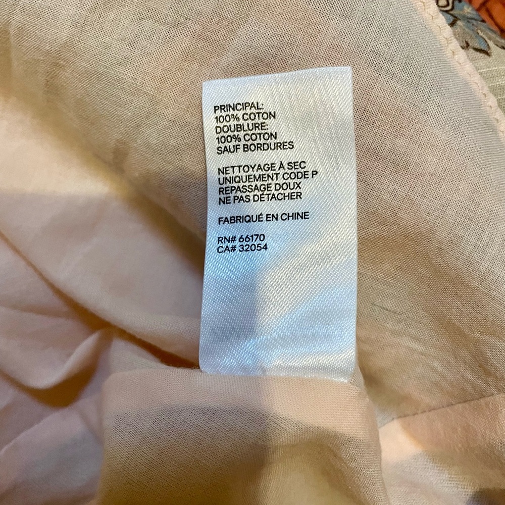Zimmermann Andie Buttoned Mini Dress in Blue Floral 0P - Picture 13 of 14